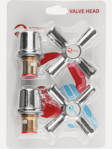 Изображение товара Вентильная головка (кран-букса + маховик) в блистере, ECONOCE (EC0550)