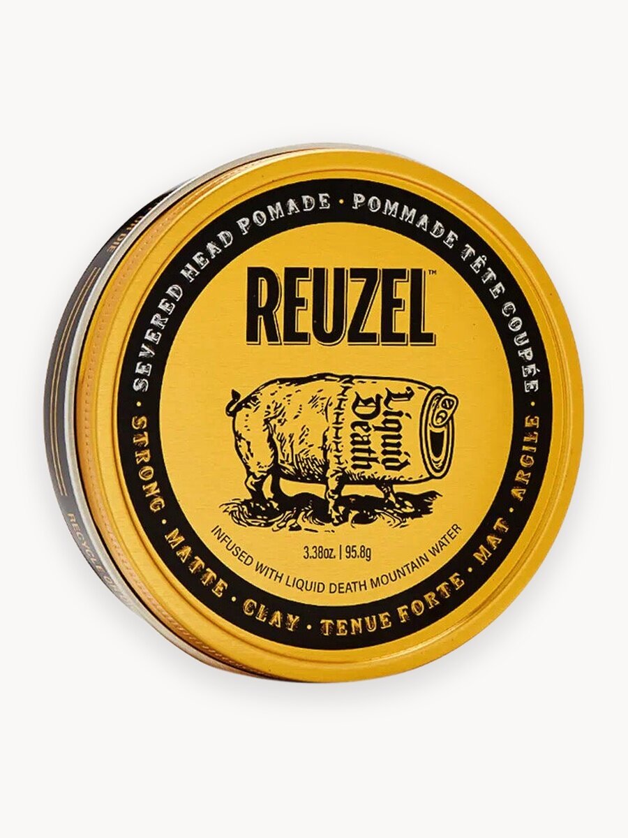 Reuzel Помада сильной фиксации Severed Head Clay Pomade, 95 г