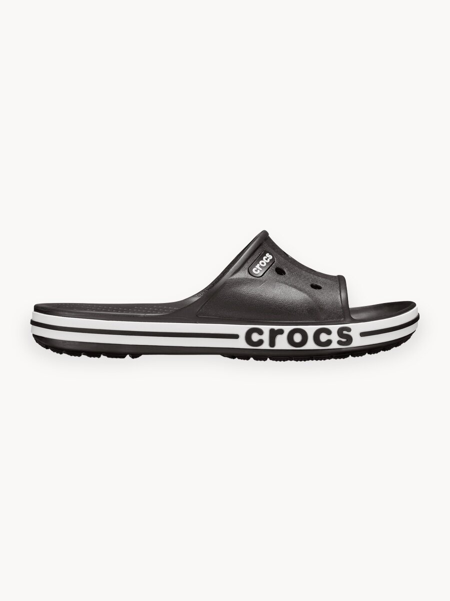 Шлёпанцы Crocs Bayaband Slide, размер M4/W6 US, черный/белый