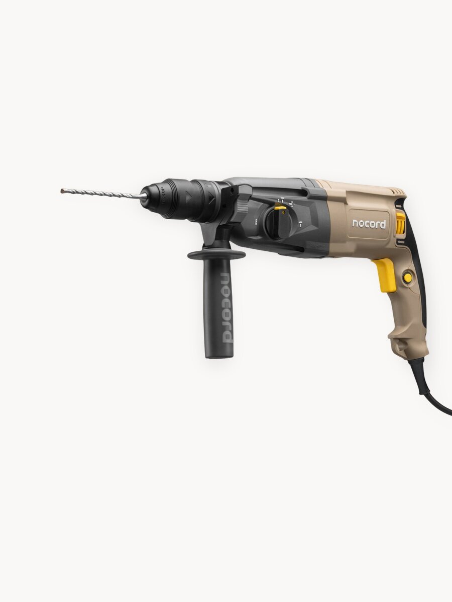 Перфоратор Nocord, 800 Вт, 3.0 Дж, 3 режима, быстросъёмный патрон SDS+ и кулачковый патрон в комплекте, NHD-800.30.2