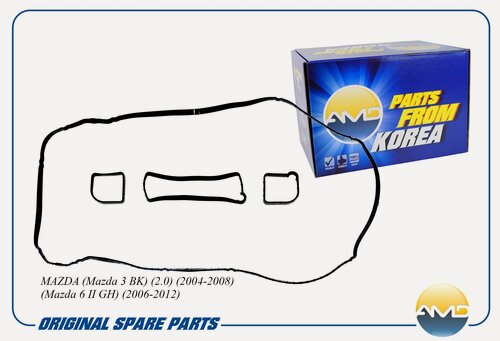 Изображение товара Прокладка клапанной крышки LF02-10-230 AMD. GAS333 для Mazda 3 BK 2.0 2004-2008 Mazda 6 II GH 2