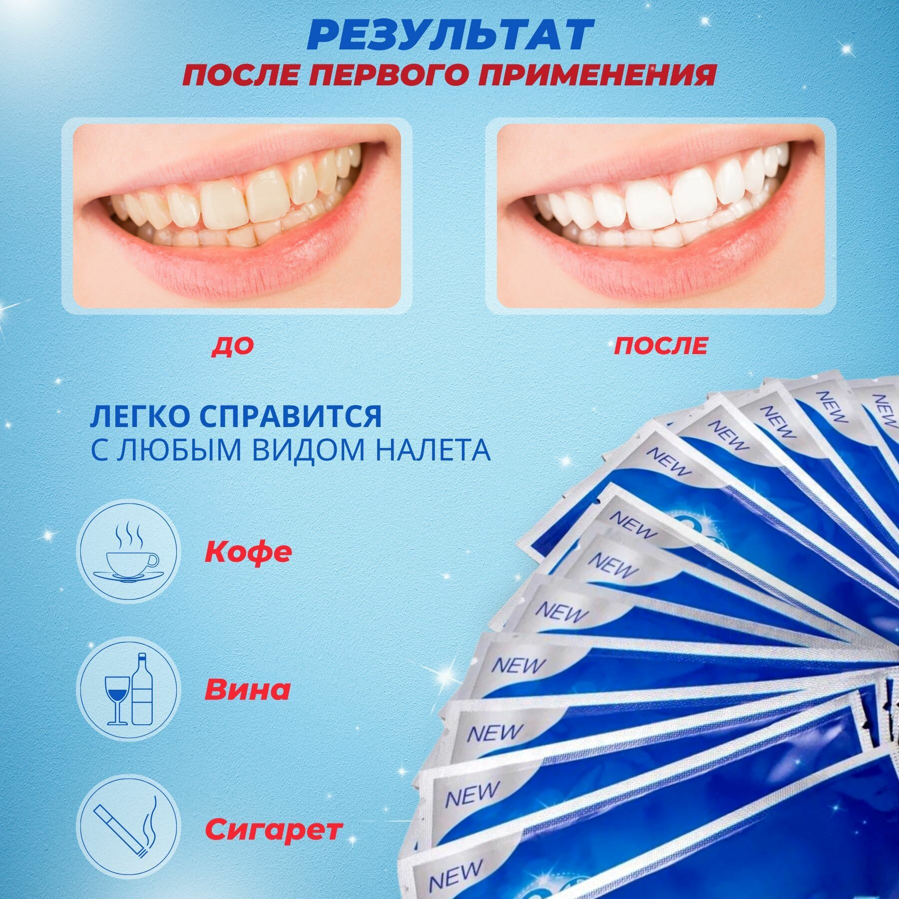 Полоски Отбеливающие Для Зубов Отбеливающие полоски для зубов DENTALL WELL 3D White 14 шт Максимальный эффект