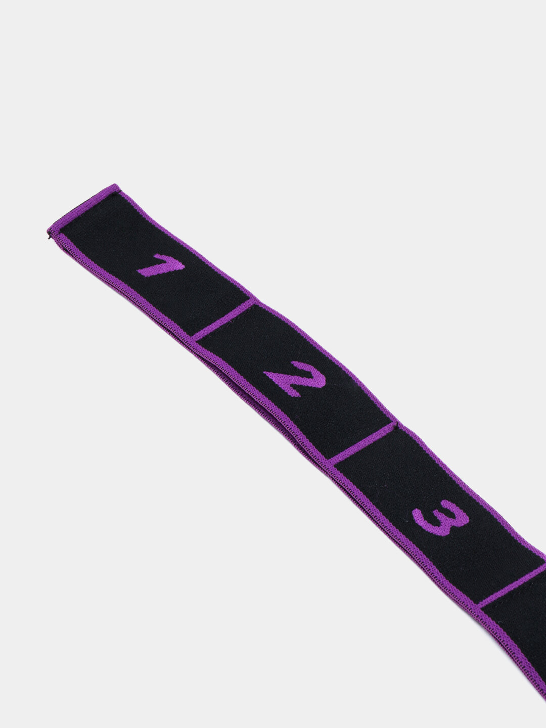 Резинка для фитнеса и йоги, эспандер-лента для растяжки, с захватами 8 делений — фото 1