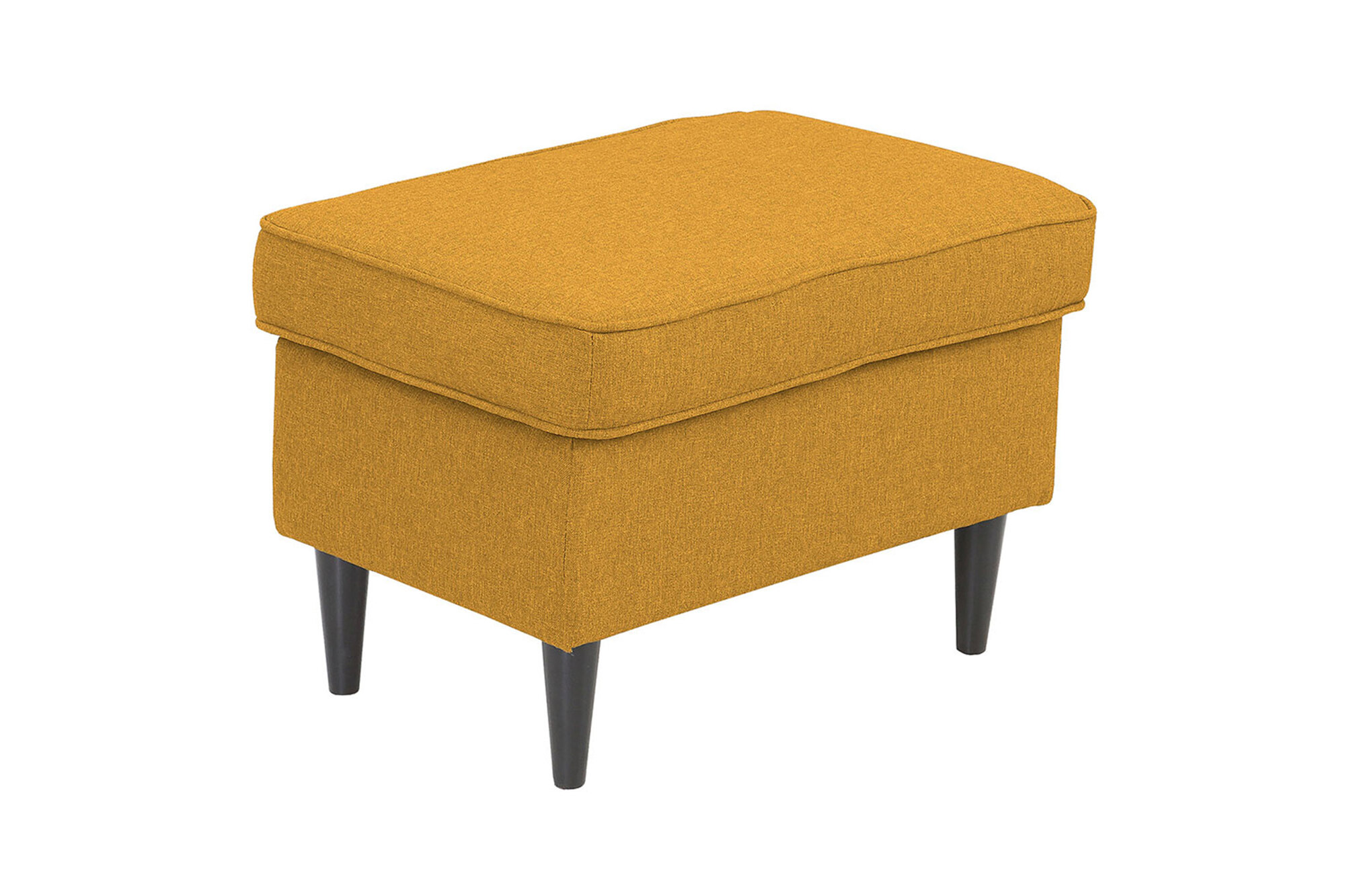 Банкетка в прихожую Нонтон Style, рогожка желтая, 55x35x40 см