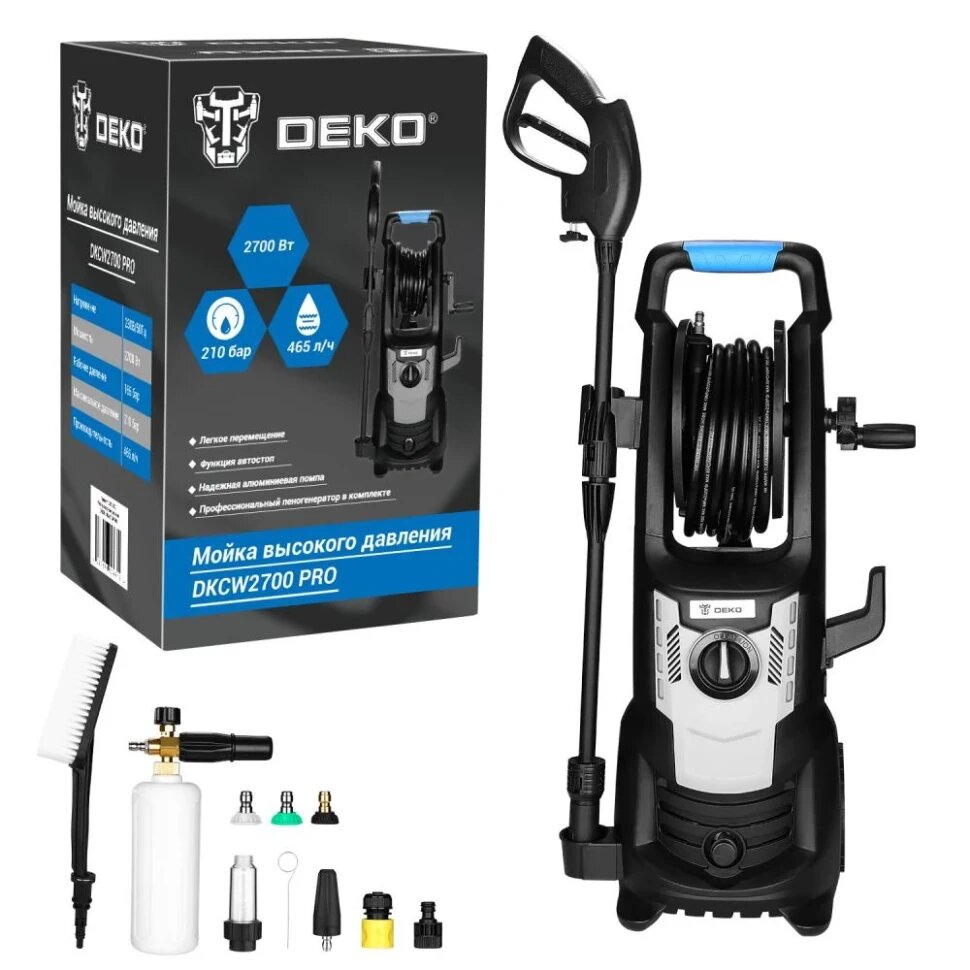 Мойка высокого давления DEKO DKCW2700 PRO