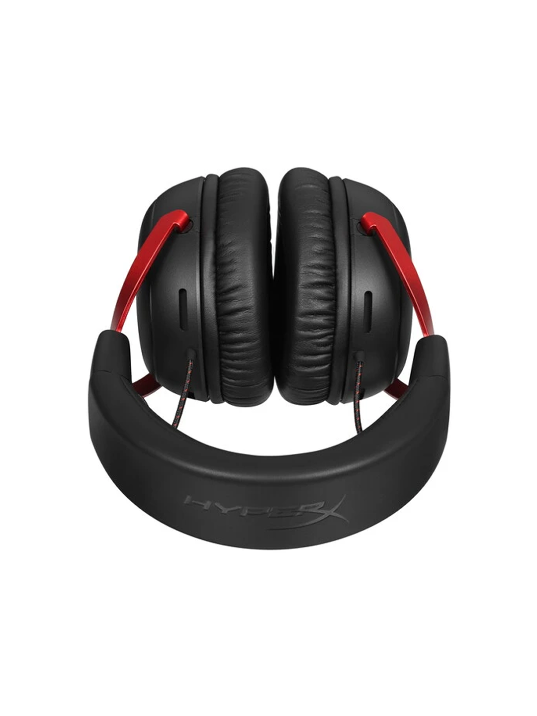 Наушники HyperX Cloud III Wireless Black, игровые, беспроводные, оголовье, 77Z46AA, красный - черный — фото 1