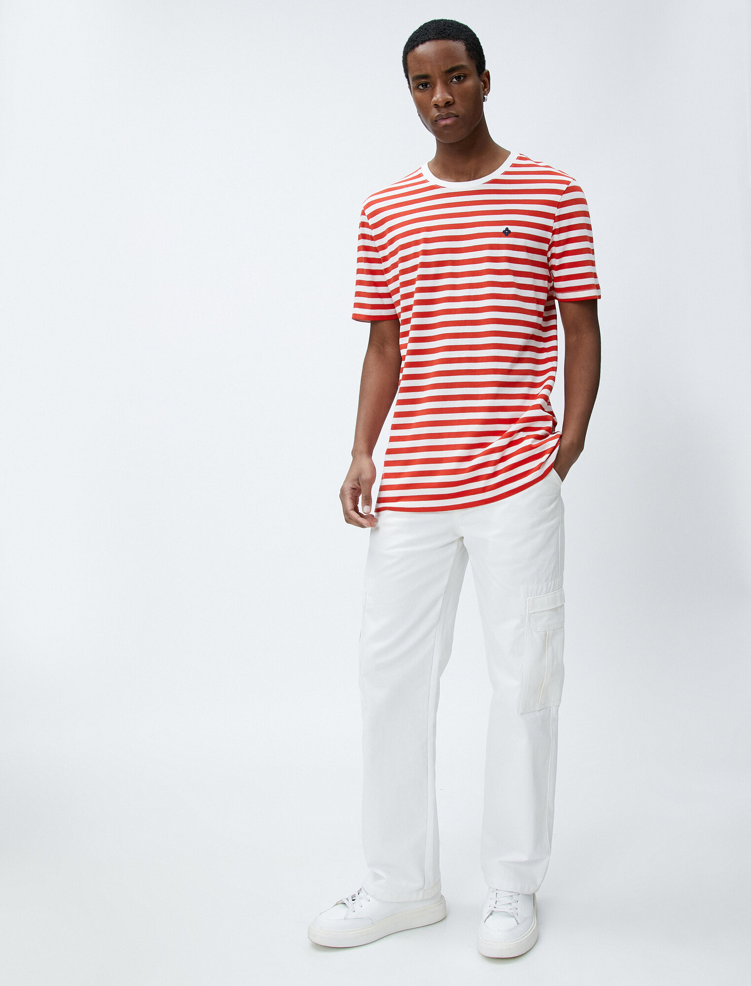 Футболка KOTON, размер S, красный — фото 1