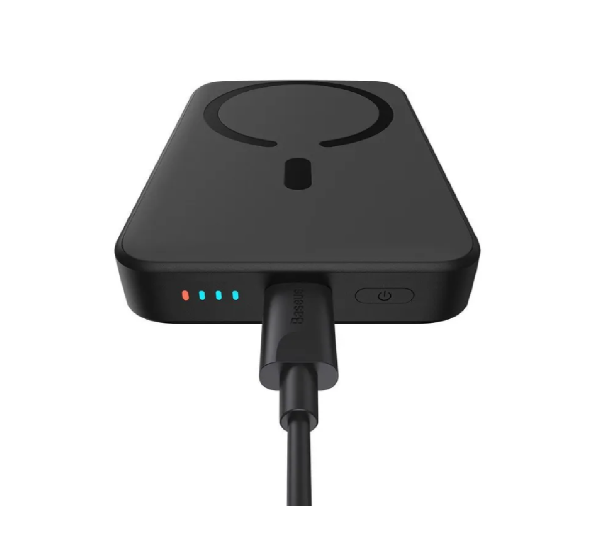 Внешний аккумулятор Baseus Power bank magnetic mini wireless fast charg (PPCX000003), 10000mAh, 20W, чёрный — фото 1