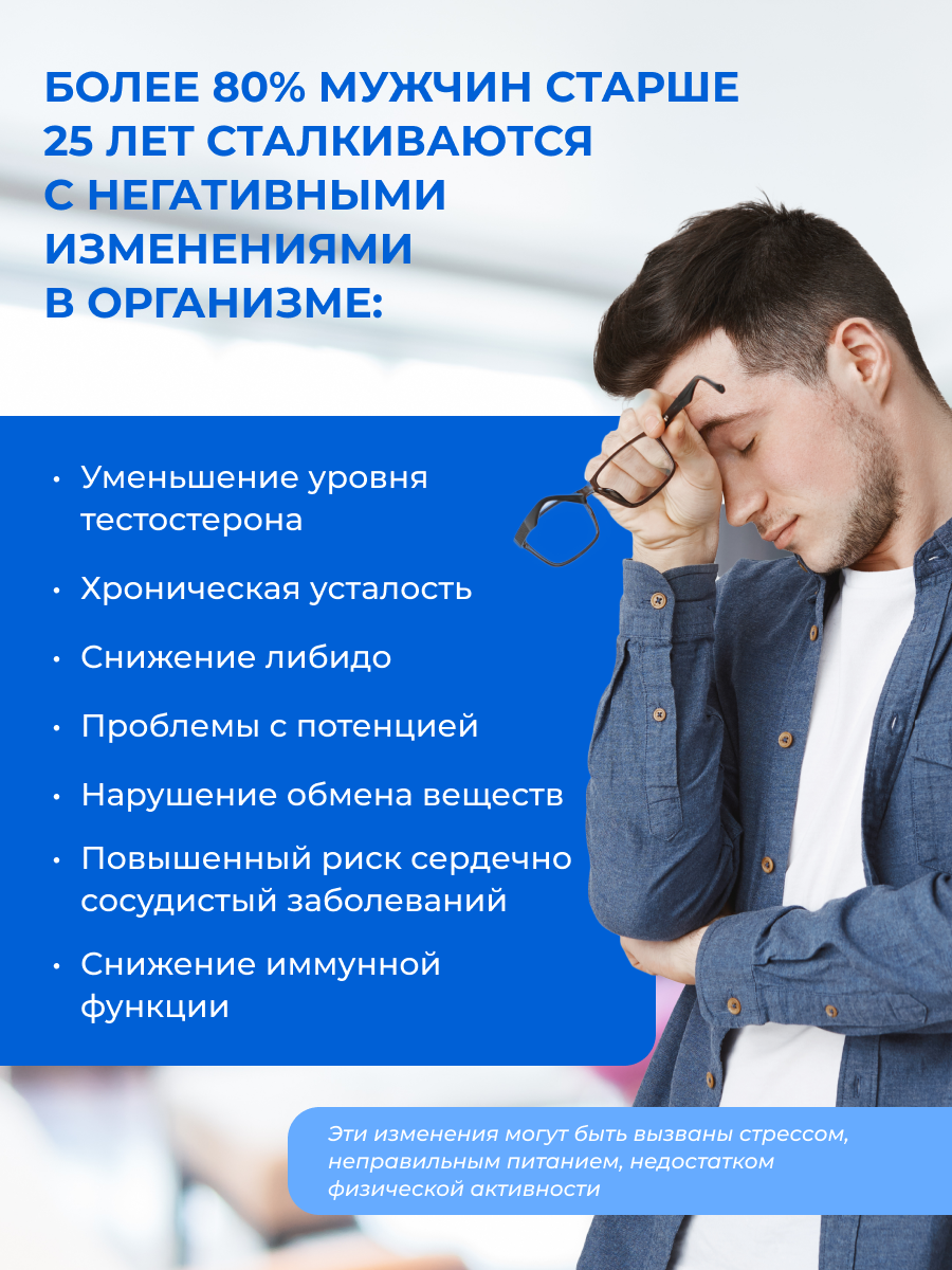 Картинки ENBIO Витамины для мужчин комплекс "Men's complex", 30 таблеток