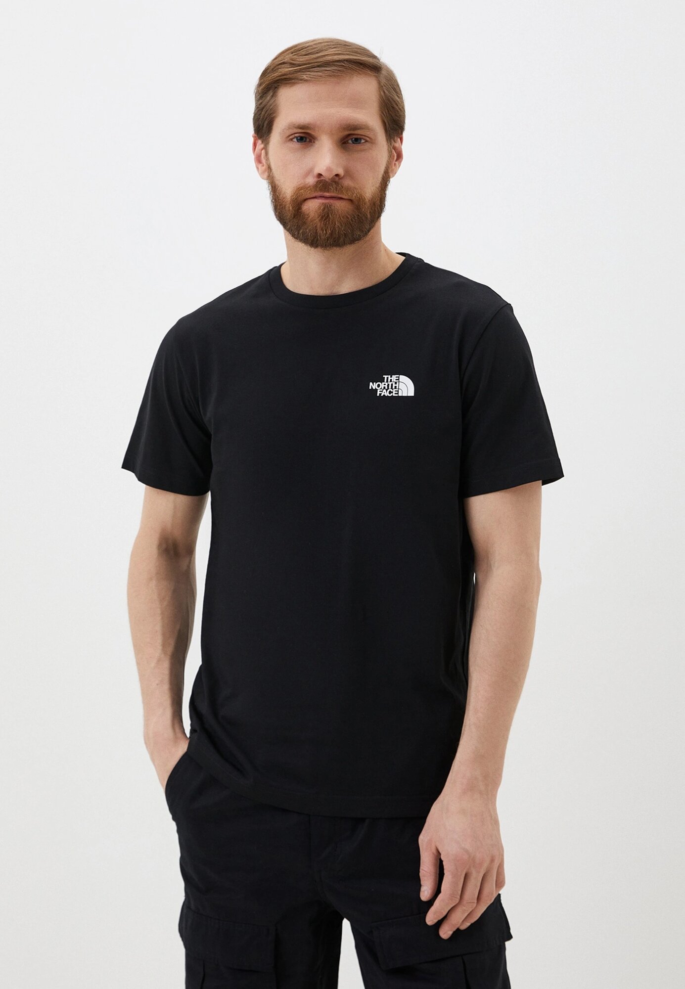 Футболка спортивная The North Face M S/S Simple Dome Tee, размер 52-54, черный