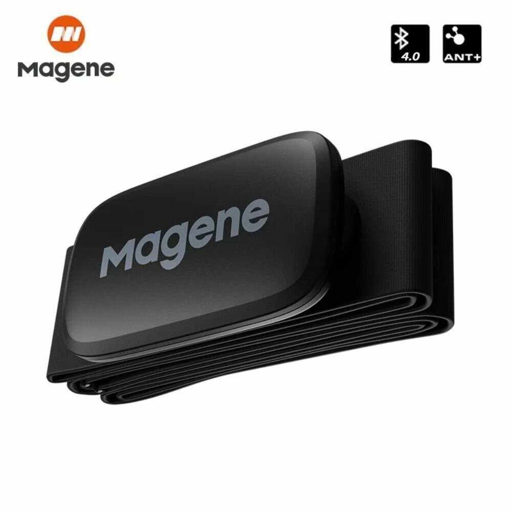 Нагрудный пульсомер Magene H64, точность измерений 1 уд./мин, датчик пульса