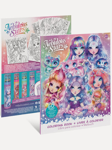 Изображение товара Раскраска для девочек (60 иллюстраций) Nebulous Stars Серия Nebulia 11138_NSDA