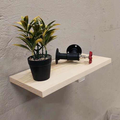Изображение товара Настенная полка из натурального дерева в скандинавском стиле 40см х 20 см