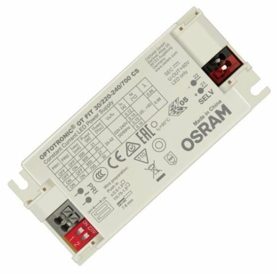 Osram Led Драйвер Optotronic OT Fit 30w/220-240v/700 CS, IP20 — фото 1
