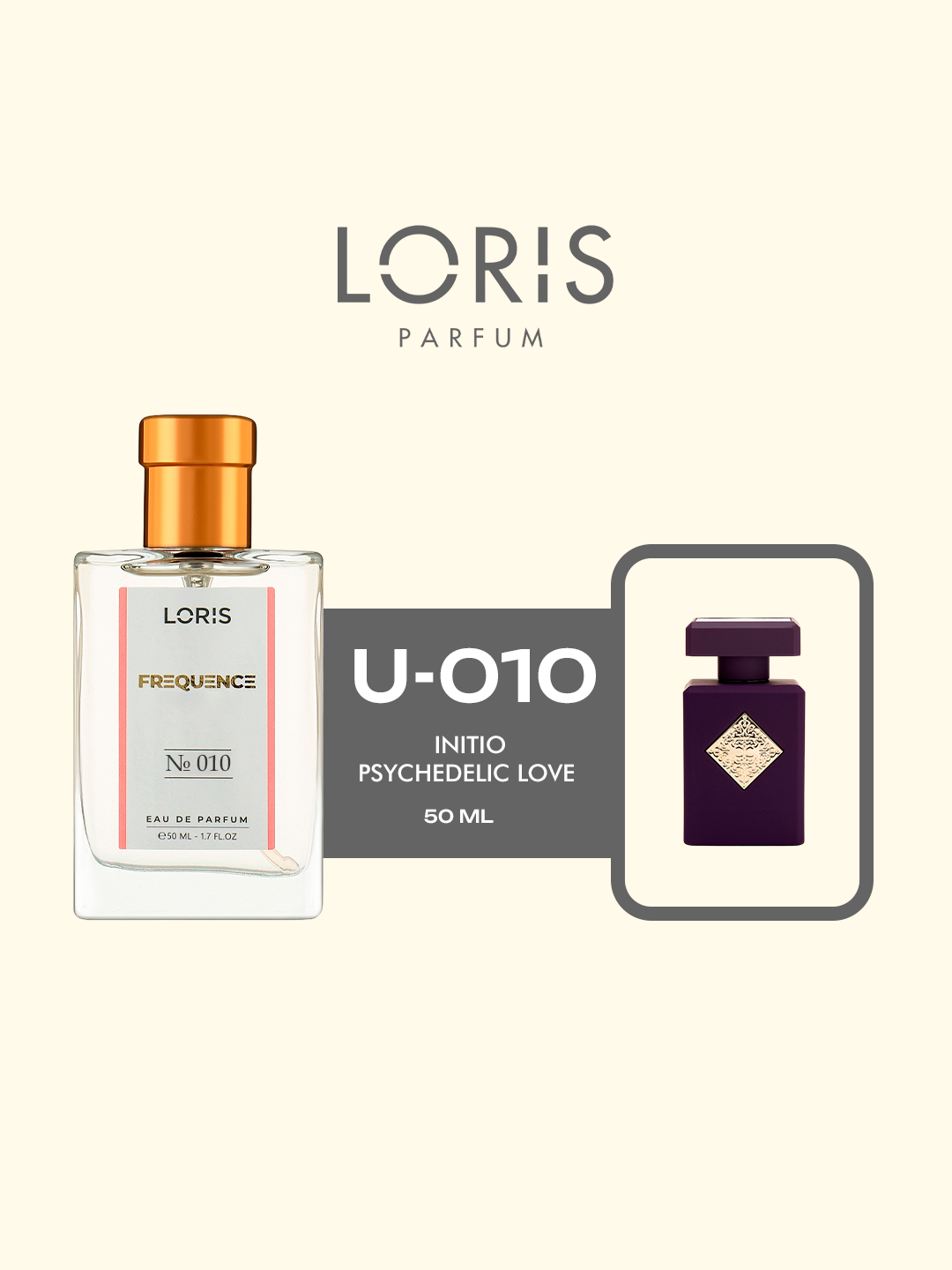Мужская парфюмерная вода "Loris Parfume" - Initio - Psychedelic Love, 50 мл, стойкость в течение дня
