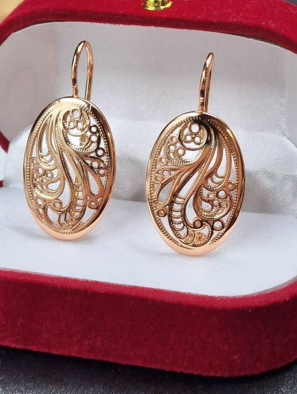 Серьги, фианит, искусственный камень