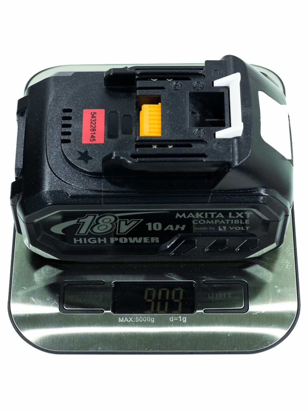 Аккумулятор 10Ач для Makita 18 вольт (Li-ion 21700, 18v, 10Ah, Макита LXT 18в), без эффекта памяти — фото 1
