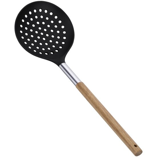 Шумовка Regent Inox Linea ACACIA 33.7х10.5 см нейлон нерж. сталь акация (93-TO-AC-05)
