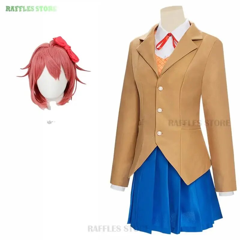 Косплей костюм Дoki Doki Literature Club, S, Doki Doki Literature, Унисекс