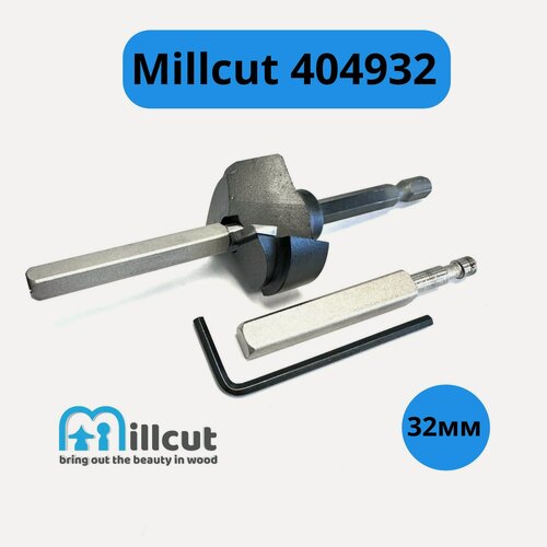Изображение товара Фреза для ручек и заверток Morelli Luxury Essential 32х70 hex 6.35 Z2 RH Millcut 404932