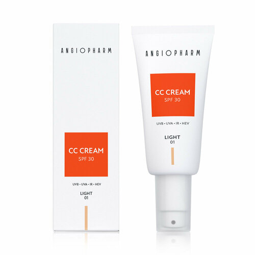 Ангиофарм Angiopharm - CC-крем SPF 30 01 Light объем 30 Мл 2719₽