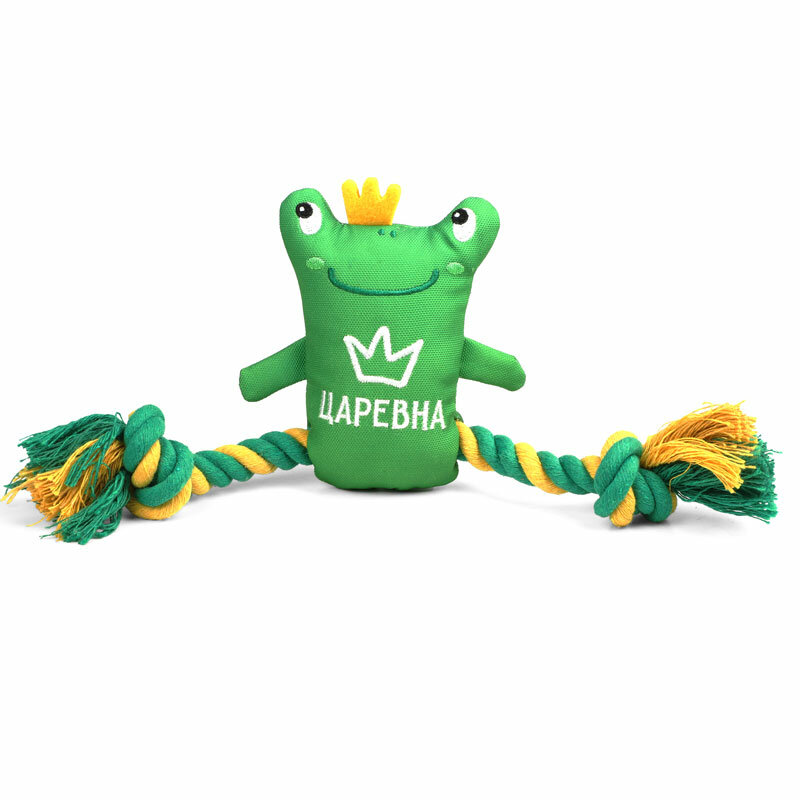 Игрушка для собак мягкая "Царевна-лягушка", 12*22см, бренд Triol