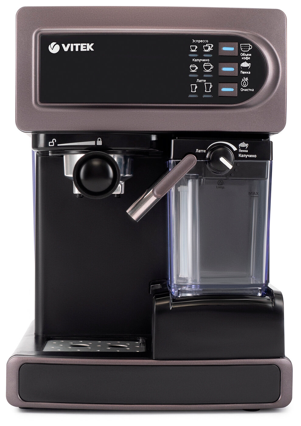 Кофеварка рожковая Vitek VT-1517 VT 1238 Вт фиолетовый