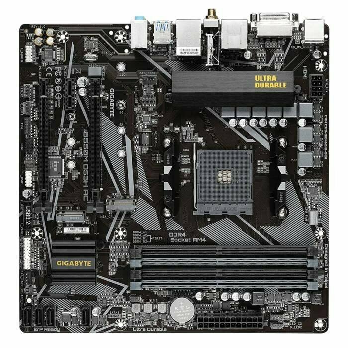 Материнская плата для персонального компьютера Gigabyte B550M DS3H AC