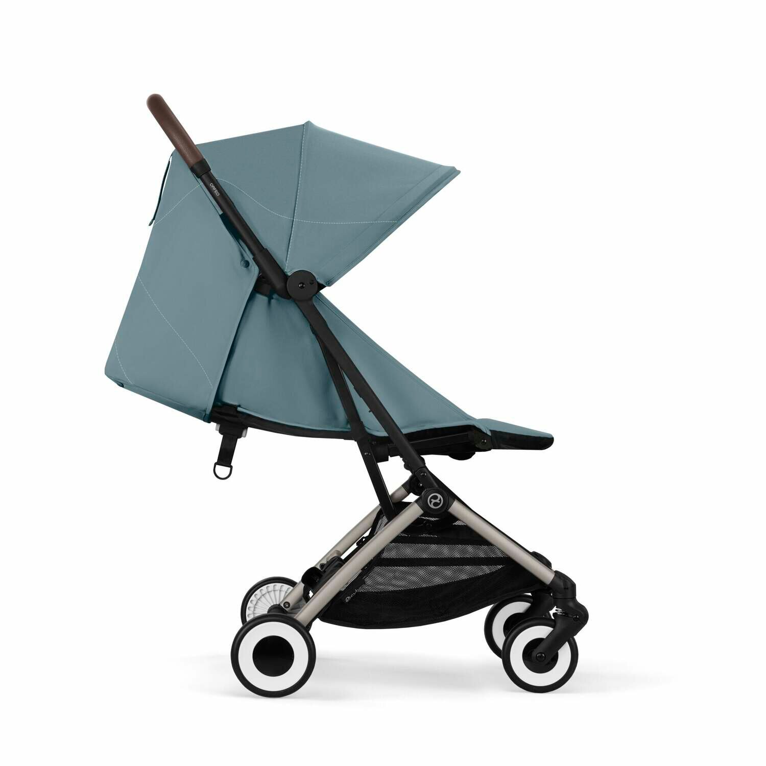 Обзор: Прогулочная коляска Cybex Orfeo, цвет Stormy Blue TPE RC & BB (Бирюзовый), артикул производителя 525000337