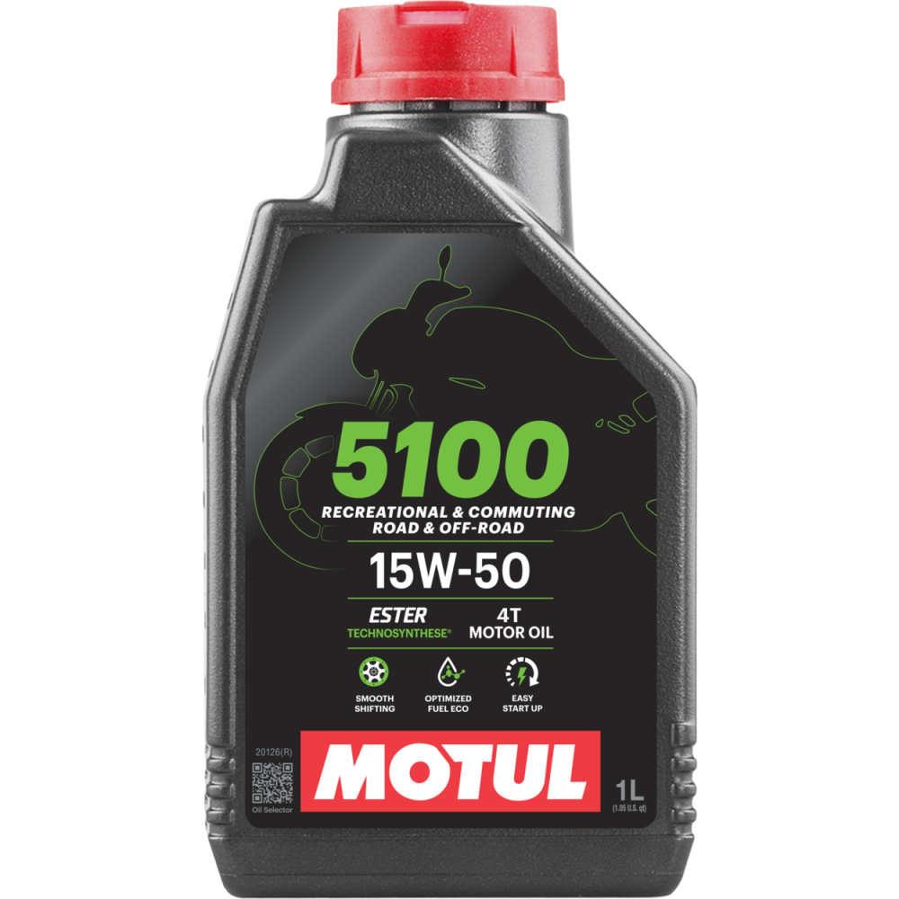 MOTUL 5100 4T SAE 15W-50 1л 104080/112158