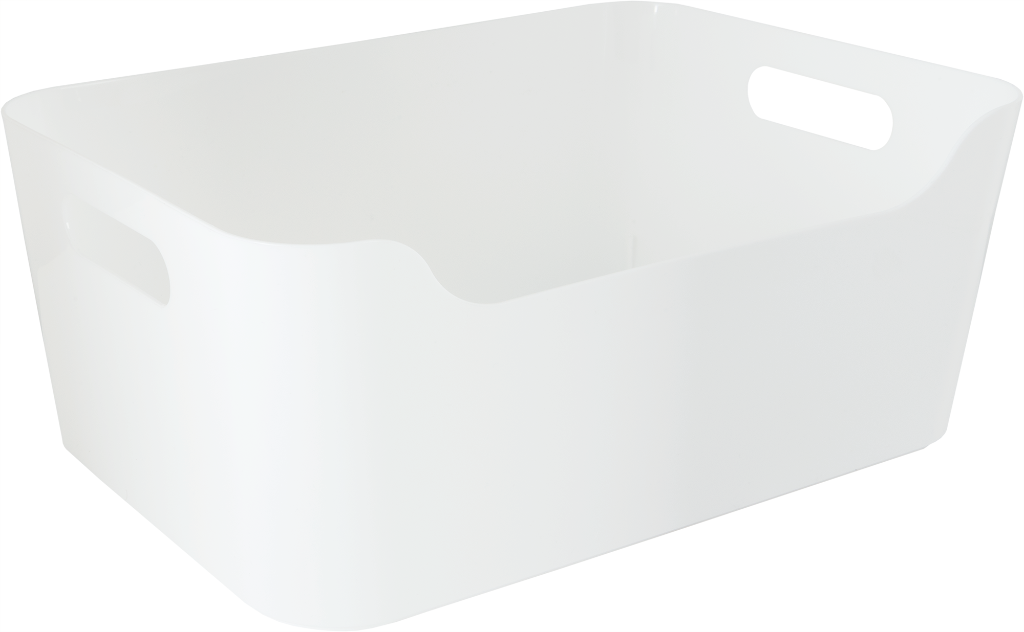 Корзина для хранения Scandi 34x14x24 см пластик цвет белый