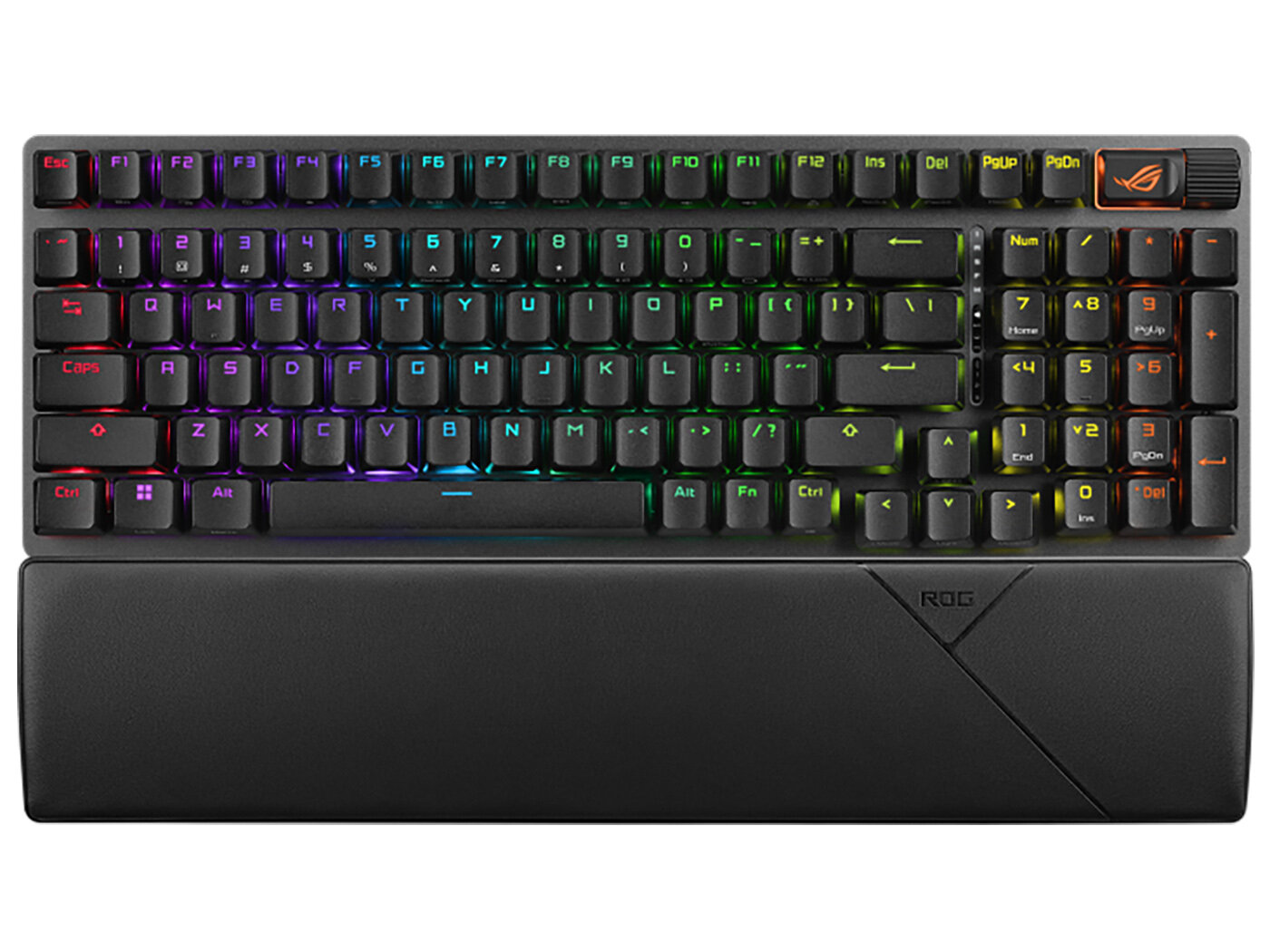 Клавиатура беспроводная ASUS ROG Strix Scope II (90MP037A-BKRA01) механическая, RGB подсветка, numpad, Черный