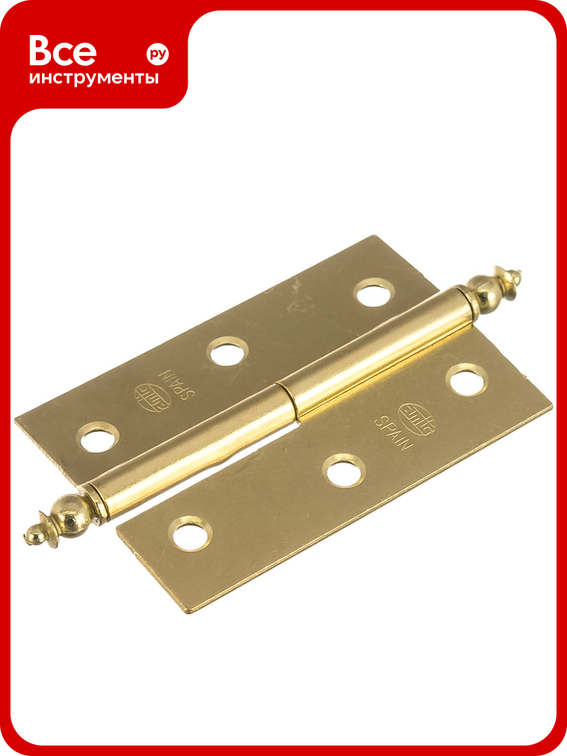 Петля Amig мод  541 60 карточная  съем  прав  латунир 128