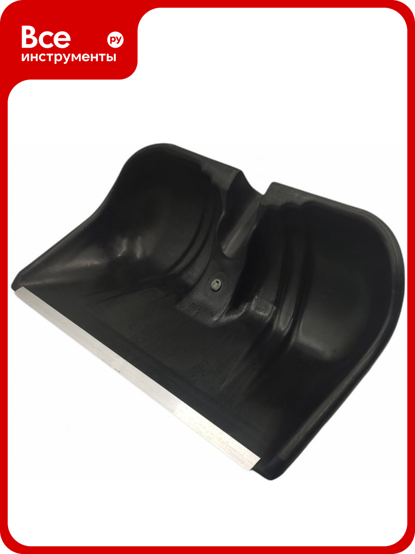 Снеговая лопата лето п/эт. 450x290мм d36мм черная №5 без черенка 22348