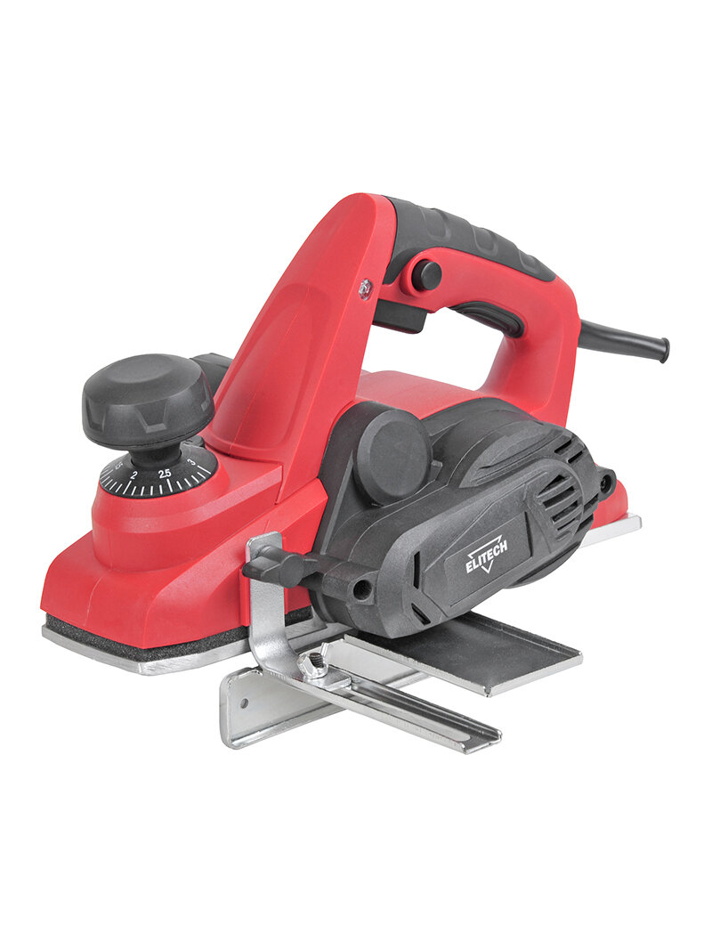 Рубанок Elitech Р 082 ДМ электрический глубина строгания до 3 мм