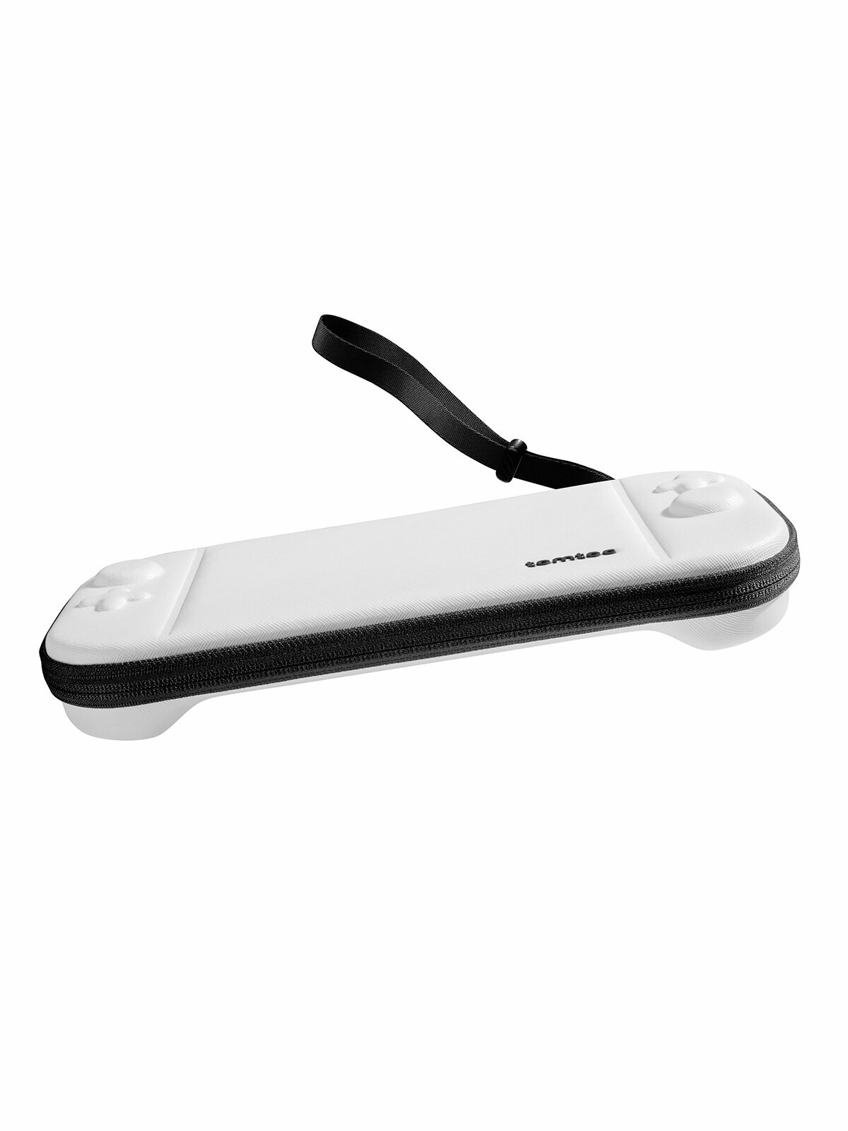 Чехол Tomtoc для Nintendo Switch 2, FancyCase-G05 с мягкой подкладкой, со слотами для картриджей, белый — фото 1