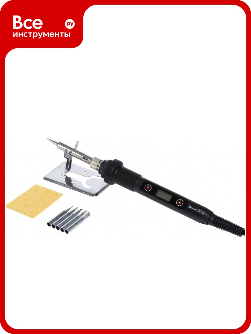 Паяльник SAMSOUR с регулировкой температуры цифровой 80 Вт  180-500 с    kit SS80K