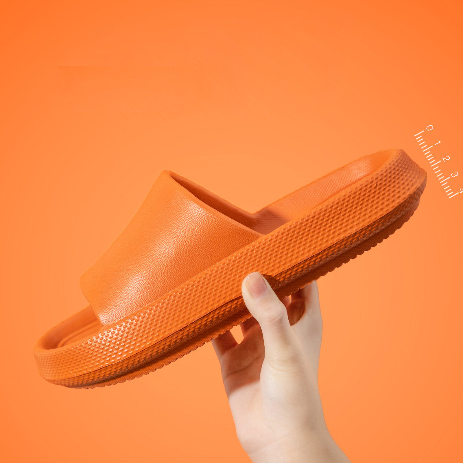 Мужчины женщины для душа Soft Elastic Elegant Want Want Sciping Slides Sandals36-37 (25 см для 35-36 футов) апельсин
