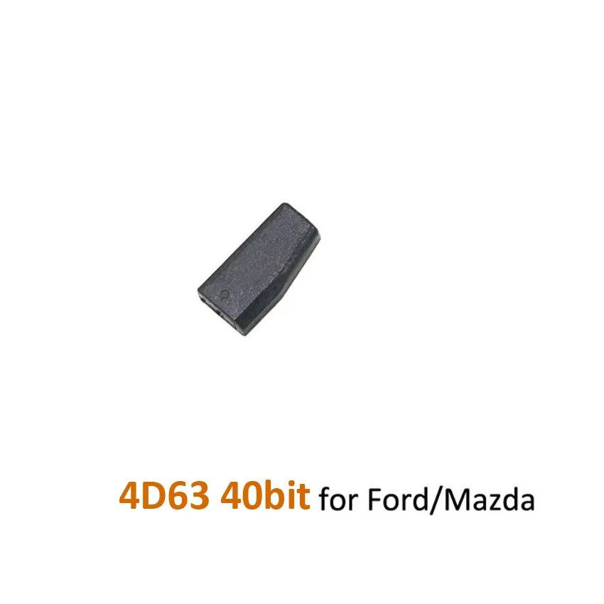 Ecusells 4D60 4D61 4D62 4D63 40Bit 4D63 80Bit 4D65 4D67 4D68 4D69 4D6A 4D6B транспондер Автомобильный ключ пустой чип для Ford для Mazda, 4D63 40bit Chip