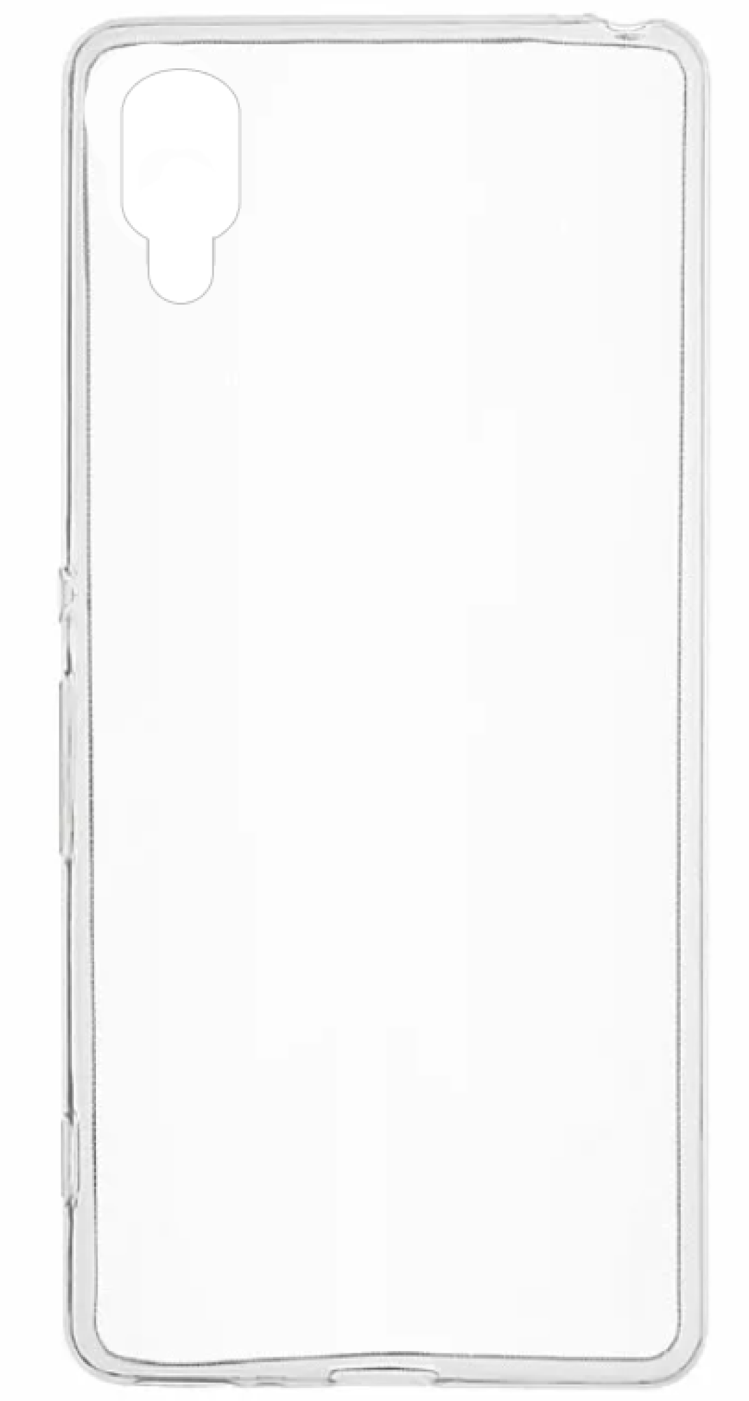 Чехол силиконовый для Sony Xperia L3, прозрачный