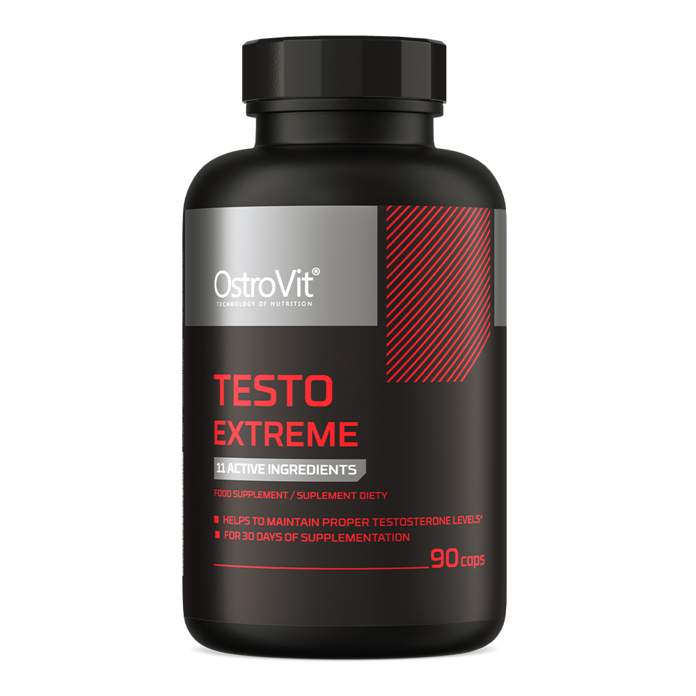 Тестостероновый бустер OstroVit "Testo Extreme", 11 соединений, 90 капсул