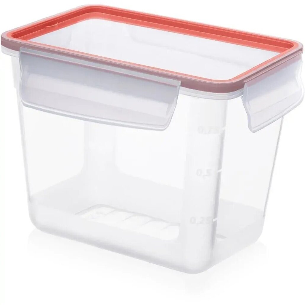 Контейнер «Click&Lock» 1 л герметичный прозрачный пластик мерная шкала