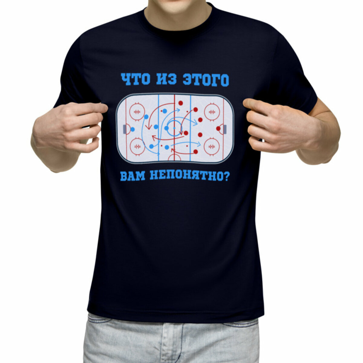 Футболка спортивная Us Basic размер XL темно-синий