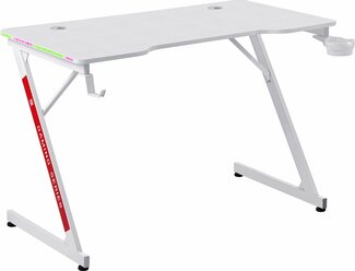 DEFENDER Стол GAMING SOLAS WHITE 64073 DEFENDER