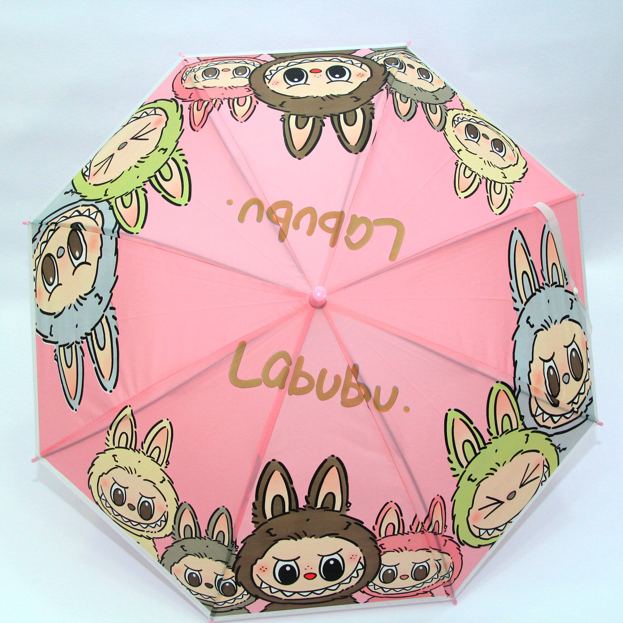 Зонт-трость , розовый — фото 1