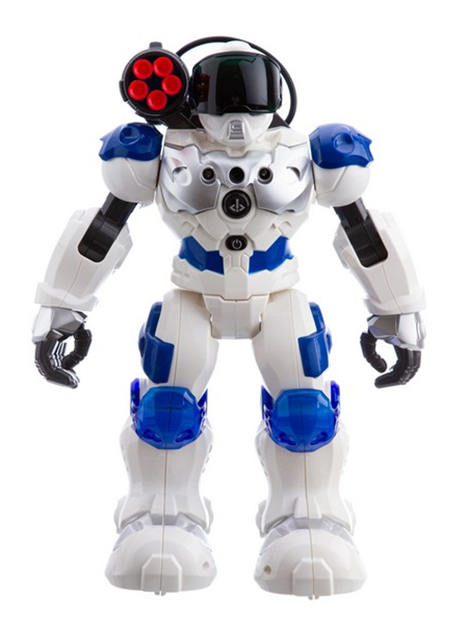 Интерактивный робот BeBoy "Дрон" детская игрушка для мальчика белый/синий управление ИК жестами и голосом