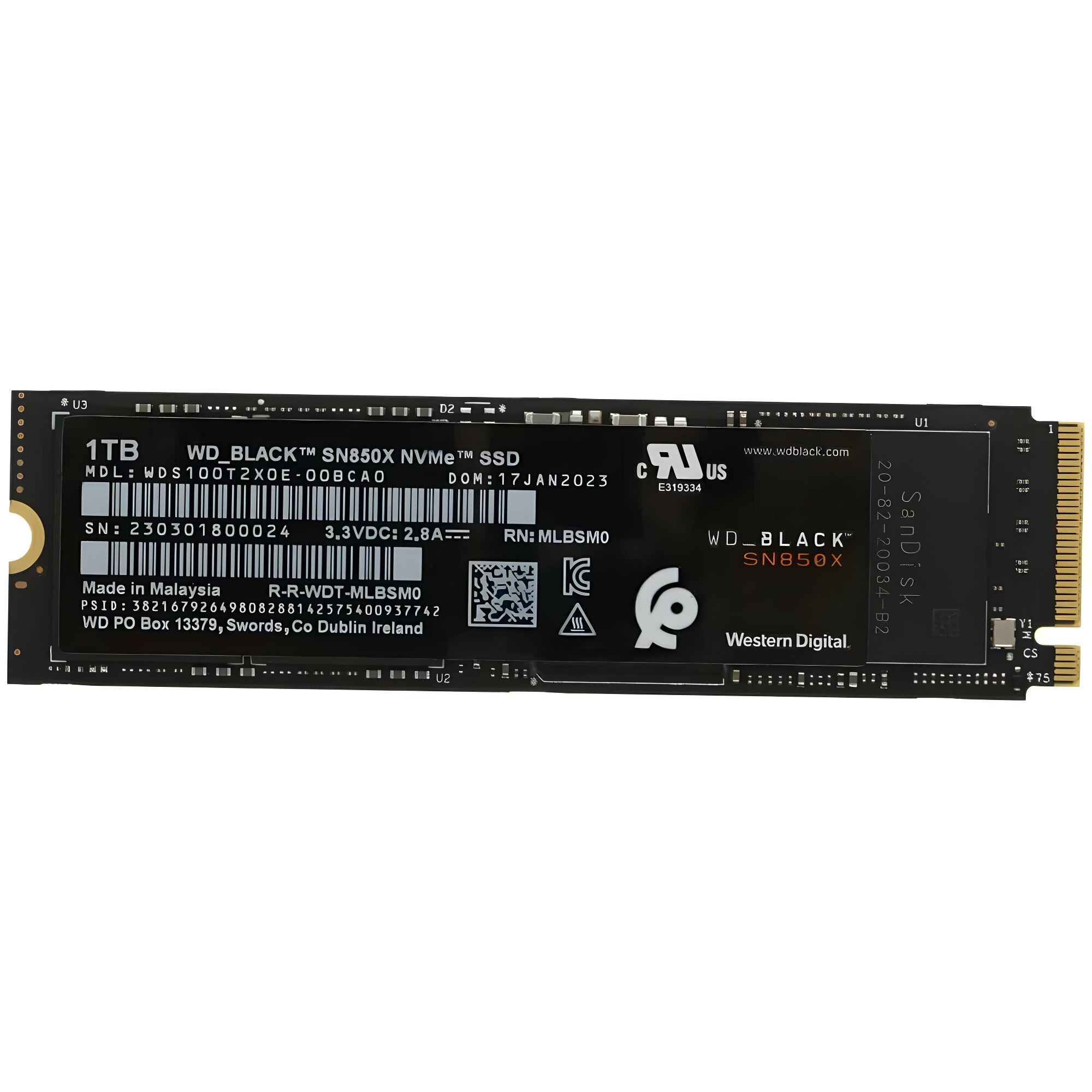 SSD M.2 Western Digital Black SN770 1TB - купить по низкой цене на