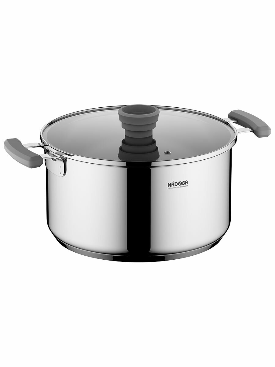 Nadoba Набор кастрюль с крышками KAMILA 6 предметов из нержавеющей стали для всех типов плит — фото 1