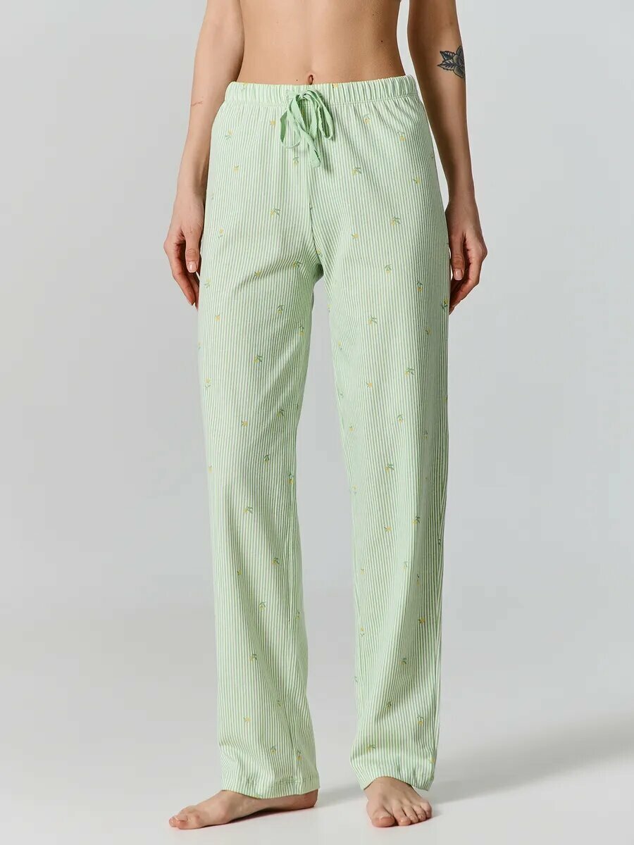 Брюки MARK FORMELLE для женщин, размер 164/170-98, зеленый — фото 1