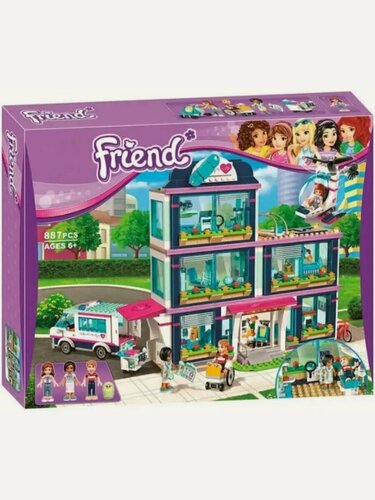 Изображение товара Конструктор Friends Френдс Подружки Клиника Хартлейк Сити